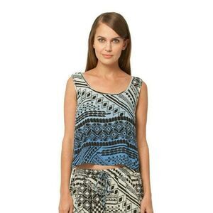 Gypsy 05 Minerva Rayon Voile Cropped Tank Top XS